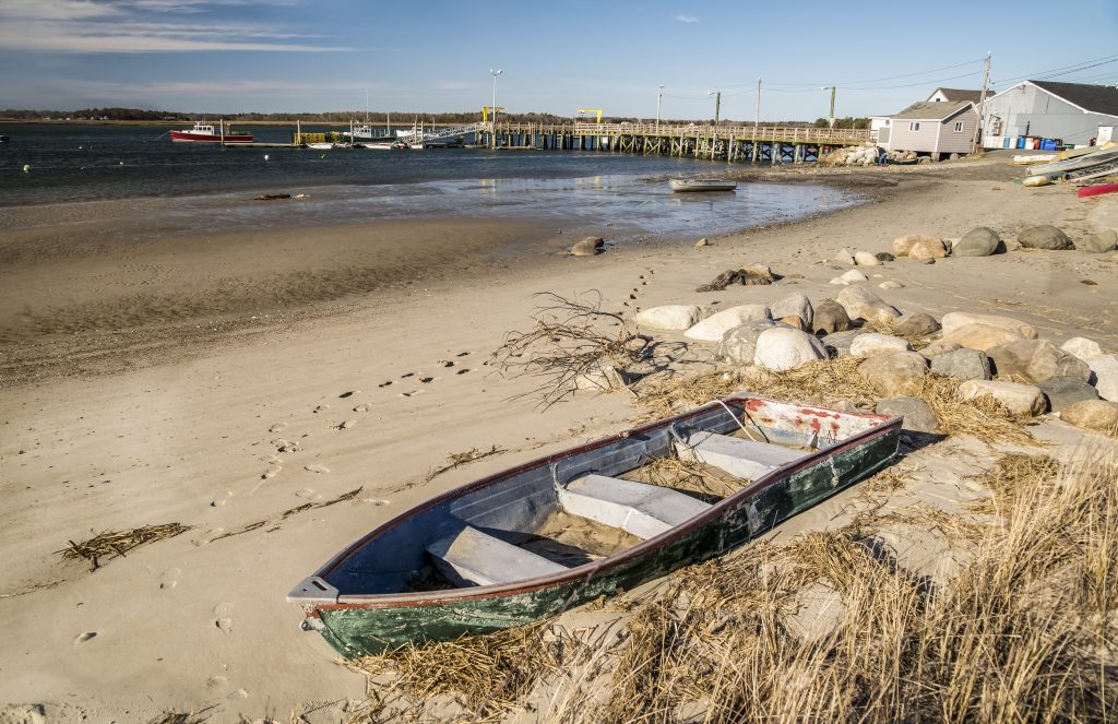 Pine Point Harbor with Boat