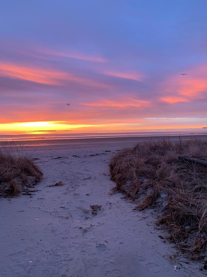 Beach Path at Sunset