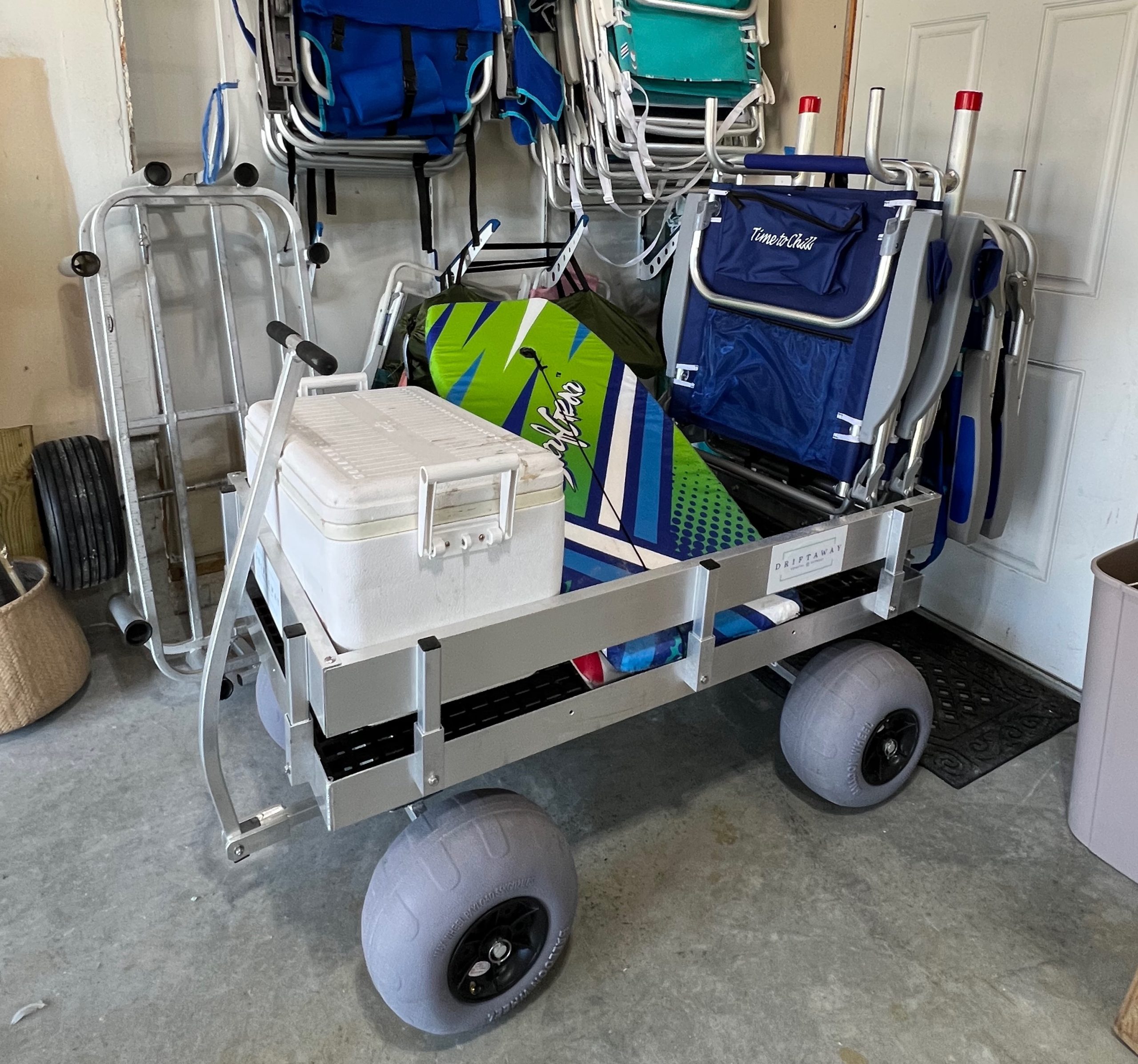 Beach Chairs in Garage
