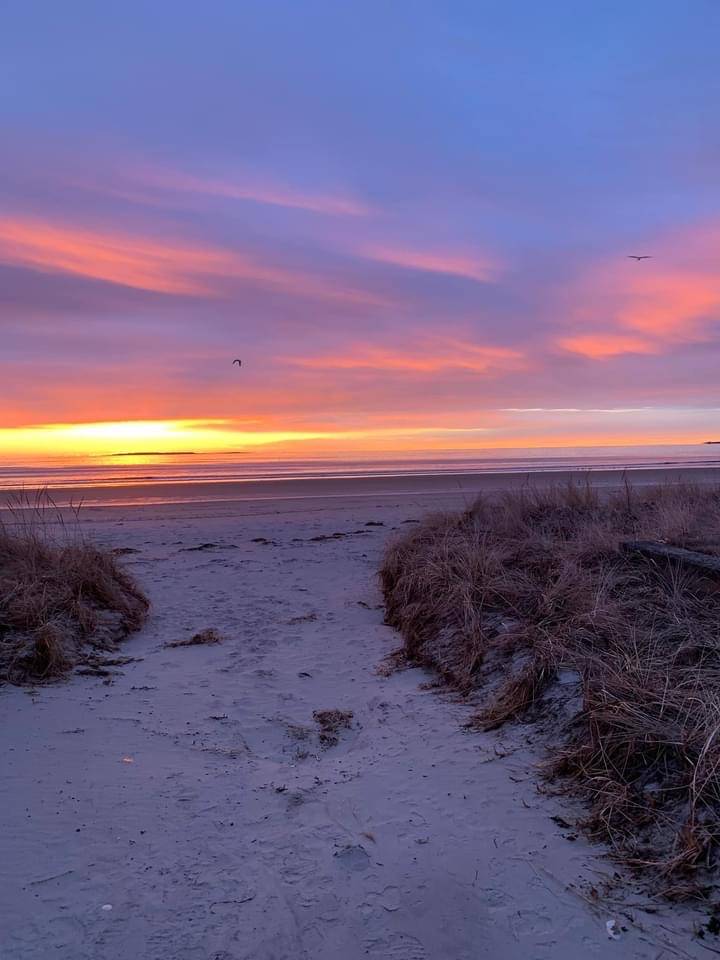 Beach Path at Sunset